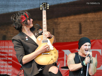 Группа Rockcrime. Выступление на "Narva Bike 2009". 