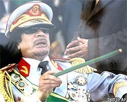 Ливийский лидер Муаммар Каддафи