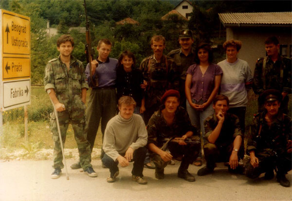 Отряд русских добровольцев Подграбского батальона 1-ой Романийской бригады Войска Республики Сербской в июне 1993 года