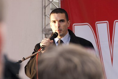 Выступление на РМ 2011 представителя националистов Франции