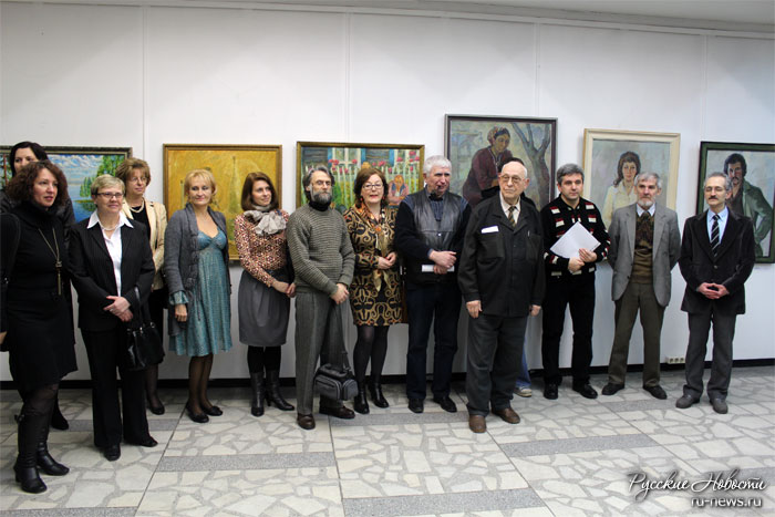 Русские художники Литвы, принявшие участие в выставке картин Окно в мир прекрасного