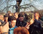События на КПП военного аэродрома г. Краматорска (ВИДЕО)