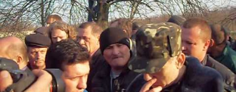 События на КПП военного аэродрома г. Краматорска (ВИДЕО)