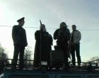 В Пасху на Вробьевых горах состоялось открытие байкерского сезона, начавшееся словом и благословением игумена Сергия (Рыбко)