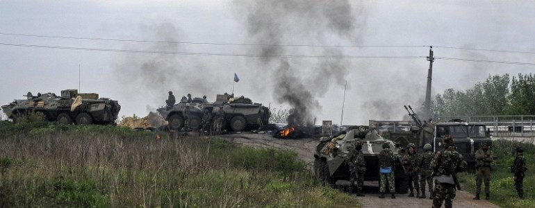 Украинская карательная операция. Фото: © EPA/ROMAN PILIPEY