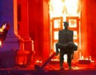 Силовики «прошли парадом» по площади Куликова поля в преддверии годовщины бойни 2 мая в Одессе