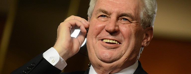 Президент Чехии Милош Земан