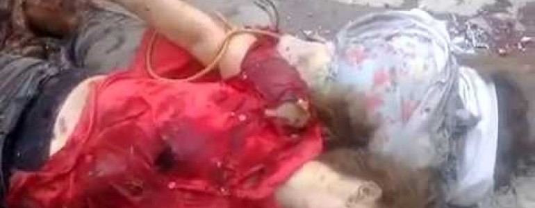Шокирующее видео после авиа удара по Луганску (+18)