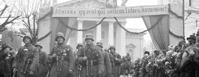 Вступление Литовской армии в Вильнюс. Осень 1939 г.