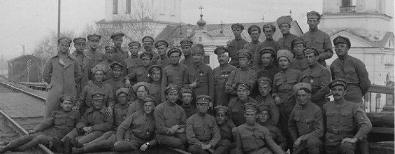 Карел Вашатко среди чехословацких легионеров