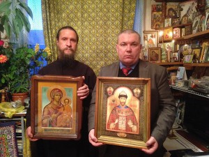 Игорь Евгеньевич Смыков с монахом Салафаиилом (Филипьевым)