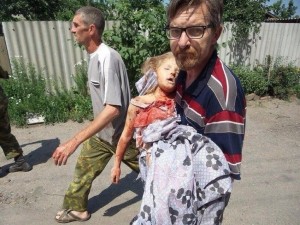врач Михаил Коваленко с убитым ребёнком
