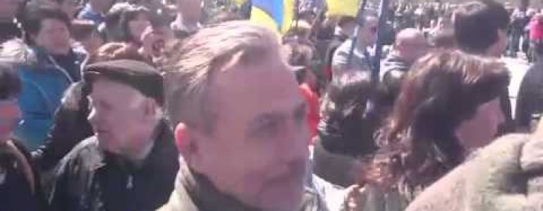 Порошенко встретили в Одессе криками «убийца» и «фашизм не пройдет» (видео)