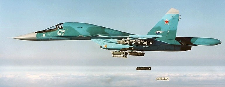 Многофункциональный истребитель-бомбардировщик Су-34