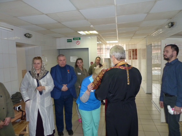 Чудотворная икона Государя посетила тюремную больницу имени доктора Гааза