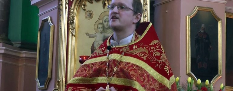 Пасхальная проповедь священника Олега Шляхтенко. Свято-Духов монастырь г. Вильнюс