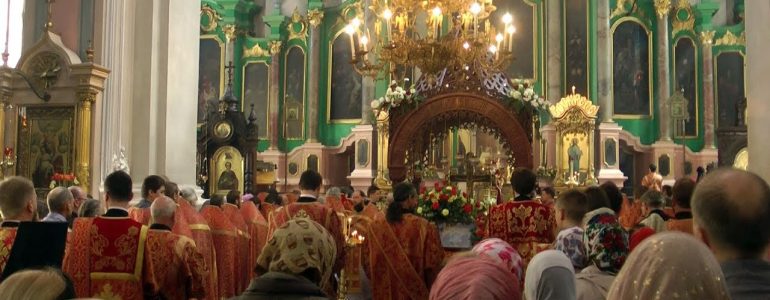 Величание святых Виленских мучеников Антония, Иоанна и Евстафия. Свято-Духов монастырь г. Вильнюс