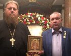 Храму на Крови Екатеринбурга передана икона Царя Николая, побывавшая в Космосе
