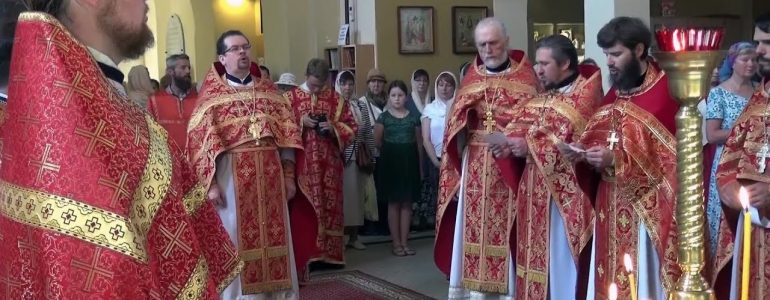 Престольный праздник в Храме святых Константина и Михаила (Романовской церкви) Вильнюса