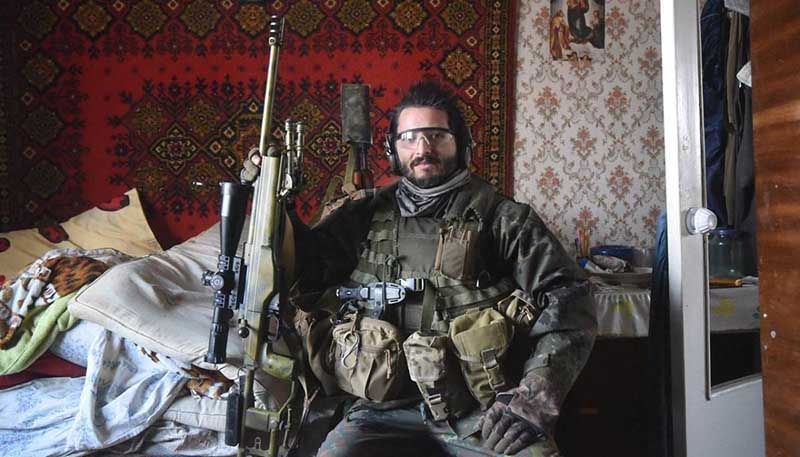 Снайперов канадец Вали о своей работе в Украине…