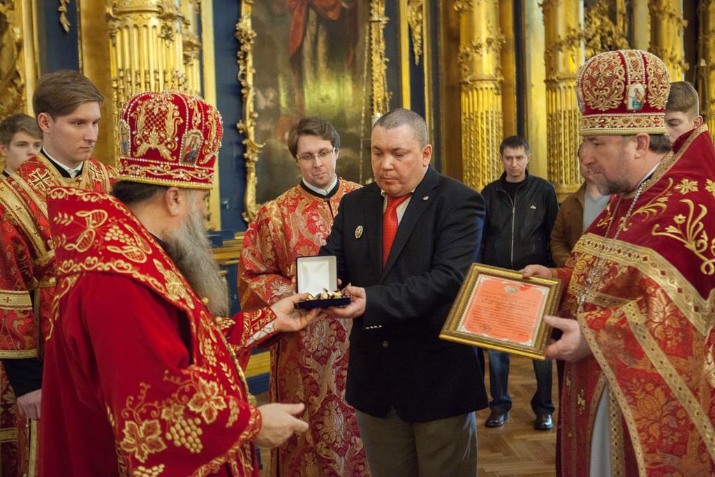 Митрополит Санкт-Петербургский и Ладожский Варсонофий награжден орденом Святого Страстотерпца Царя Николая