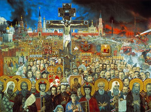 «Вечная Россия». Илья Глазунов, 1988 год.