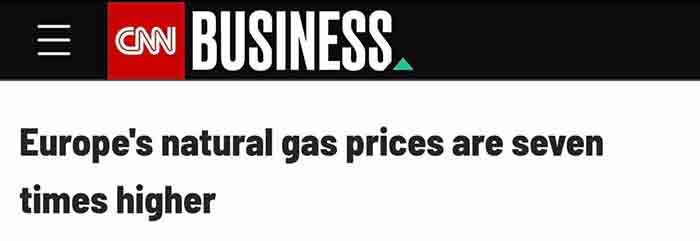CNN: цены на природный газ в Европе в семь раз выше, чем в США